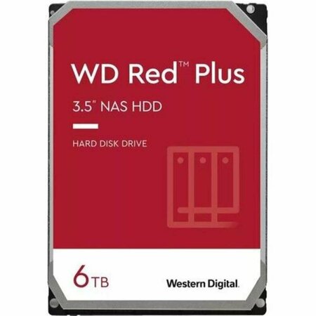 WD BULK WD Red Plus  6 TB HDD Hard Drive WD60EFPX